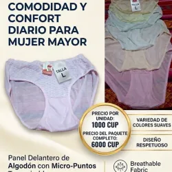 Blumer de algodón