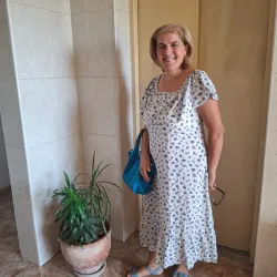 Vestido largo de algodon