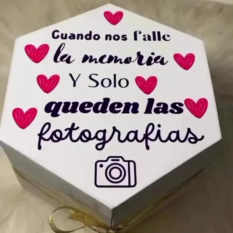 Caja sorpresas con fotografías 