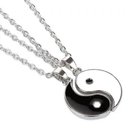 Collares de parejas de Ying Yang 