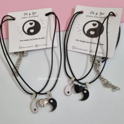 Collares de Ying Yang con iman