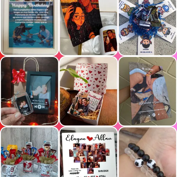 Nos dedicamos a la confección de regalos y artículos totalmente personalizados