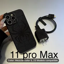 Set de funda cargador + funda celular 11 pro Max 