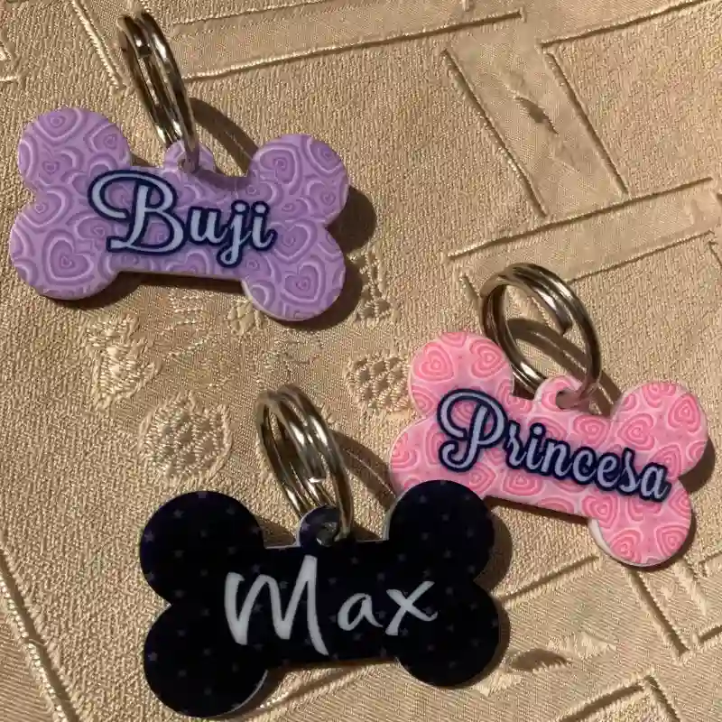 🐩Chapitas de identificación para mascotas