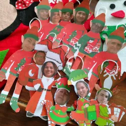 Elfos Navideños personalizados 