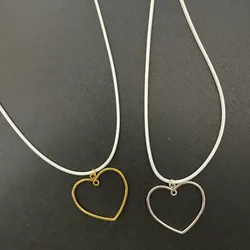 Collar Golden & Silver Heart