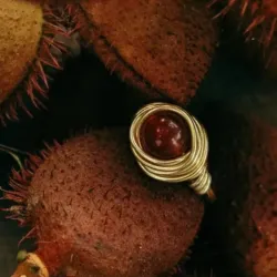 Anillo de piedra Ágata