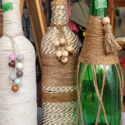 Botellas decorativas