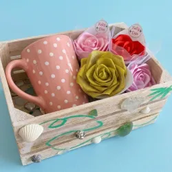 Caja organizadora de madera