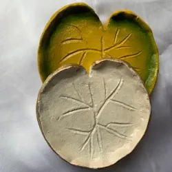 Porta velas de cerámica