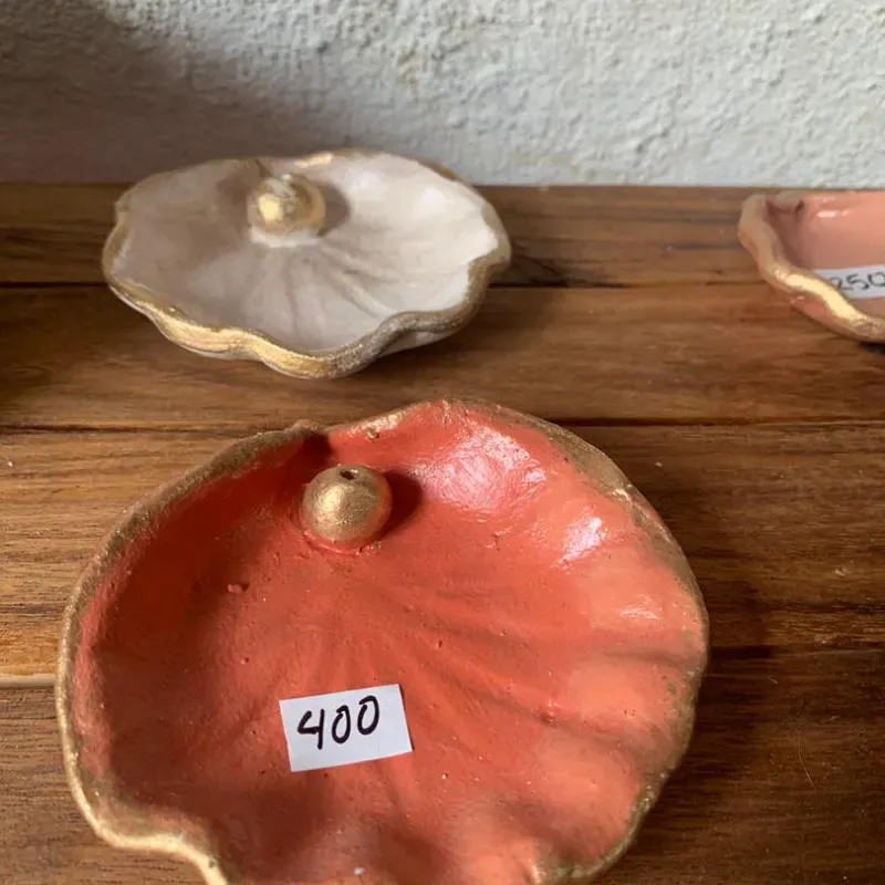 Portaincienso de cerámica