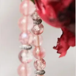 Pulsera de cuarzo sandía