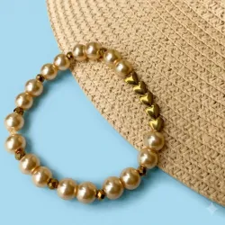 Pulseras de perlas 