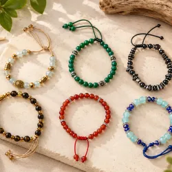 Pulseras de piedras naturales