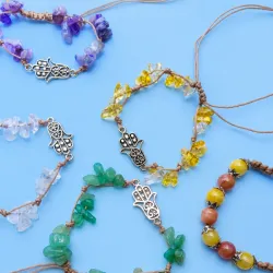 Pulseras de piedras naturales