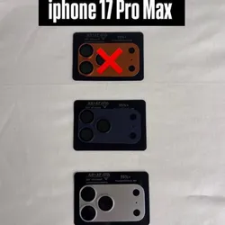 Protector de cámara para iphone 17 pro max