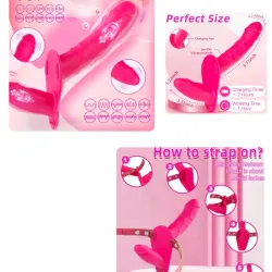 Arnés Vibrador (Doble Dildo)