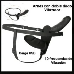 Arnés Vibrador (Doble Dildo)