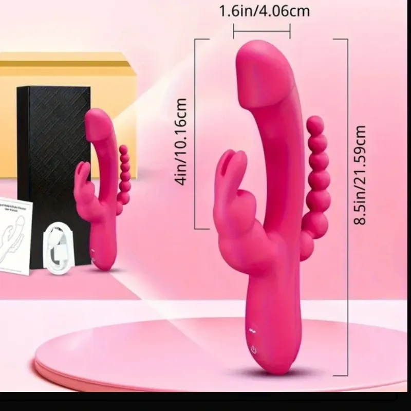 Conejito vibrador 3 en 1🍓