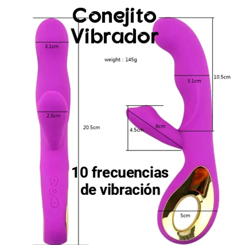 Conejito Vibrador Morado