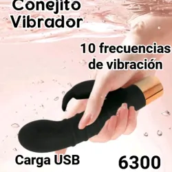 Conejito Vibrador Negro