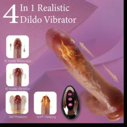 Dildo 4 en 1