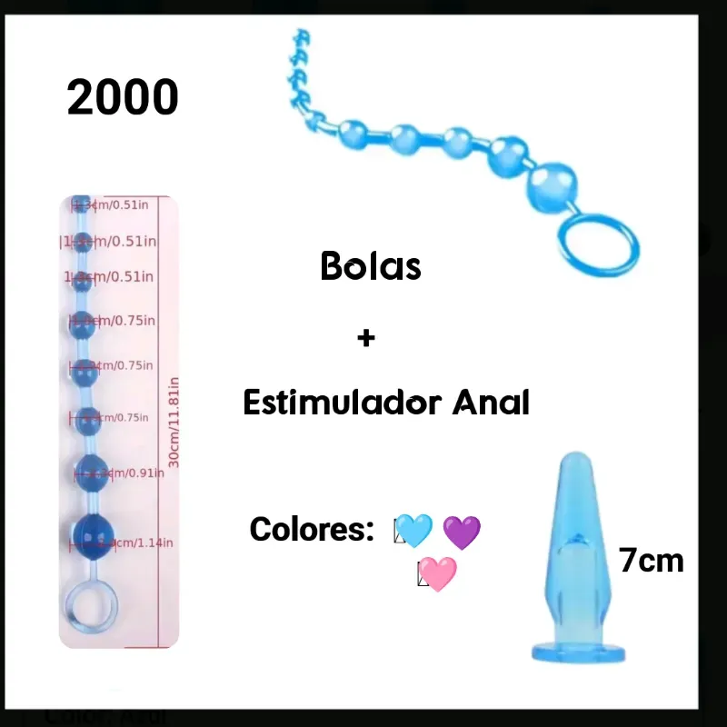 Estimulador anal+ Bolas 