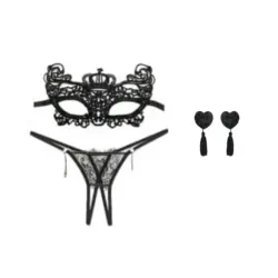 Tanga + Máscara + Pezoneras 