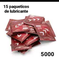 Paquetitos de lubricante 