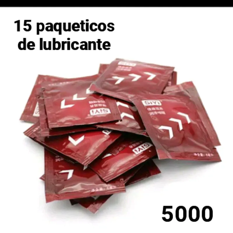 Paquetitos de lubricante 