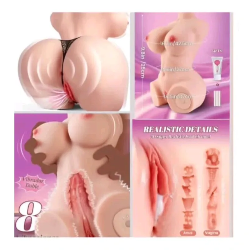 Vagina 2 en 1 Vibradora