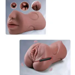 Vagina 3 en 1 + Bala Vibradora 