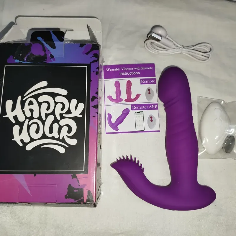 Vibrador 2 en 1 💜💜💜