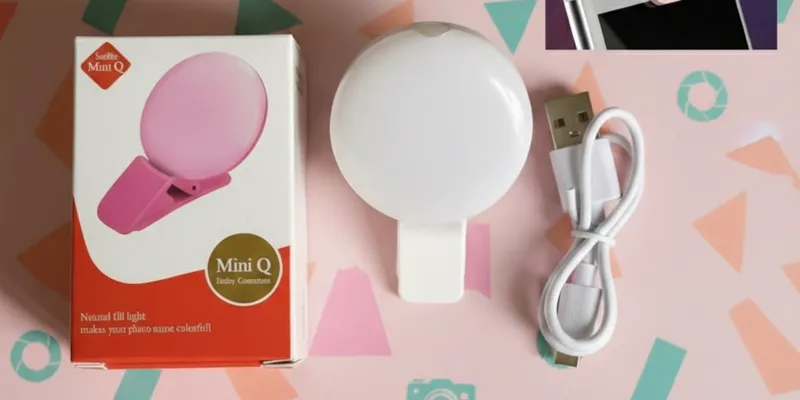 Aro de luz para celular