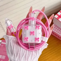 Protector de Caragdor lazos rosa fucsia