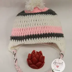 Gorro con pompón 