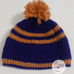 Gorro con pompón 