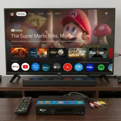 TELEVISOR JVC 32'' CON CAJITA DECODIFICADORA