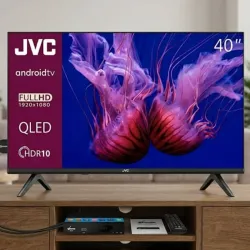 TELEVISOR JVC 40" CON CAJITA DECODIFICADORA