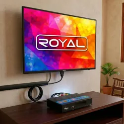 TELEVISOR ROYAL 32'' CON CAJITA DECODIFICADORA