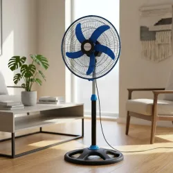 Ventilador de pedestal Milexus 18" Azul