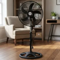 Ventilador de pedestal Milexus 18" Negro