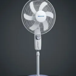 VENTILADOR RECARGLE MILEXUS DE PEDESTAL 16¨ BLANCO