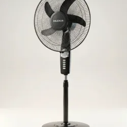 VENTILADOR RECARGABLE MILEXUS DE PEDESTAL 16¨ NEGRO