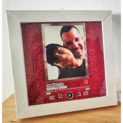 Cuadro con flores 3d