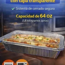 BANDEJA ALUMINIO 64 OZ