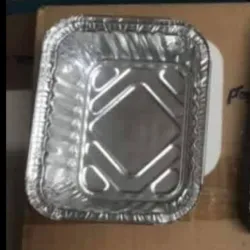 Bandejas de aluminio con tapas de 3/4