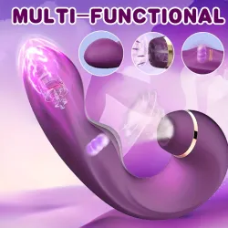 Fulana – Vibrador 3 en 1 de Múltiples Frecuencias