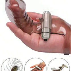 Funda vibradora para dedo