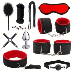 Kit de sado BDSM 11 piezas